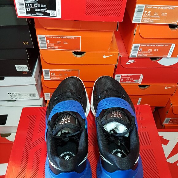 NIKE KYRIE 3 BLACK/ROYAL MEN'S US SIZE 10 BRAND NEW IN BOX - Picture 7 of 14